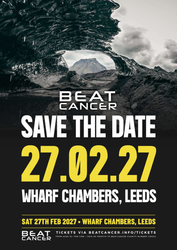 Beat:Cancer Leeds Ft TBA, TBA & TBA • 27th Feb 2027 @ Wharf Chambers